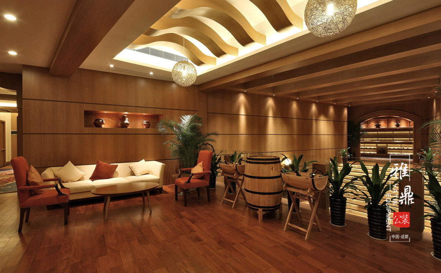 雅鼎公装餐厅装修设计案例：东苑王府酒楼中餐厅装修设计（图11）