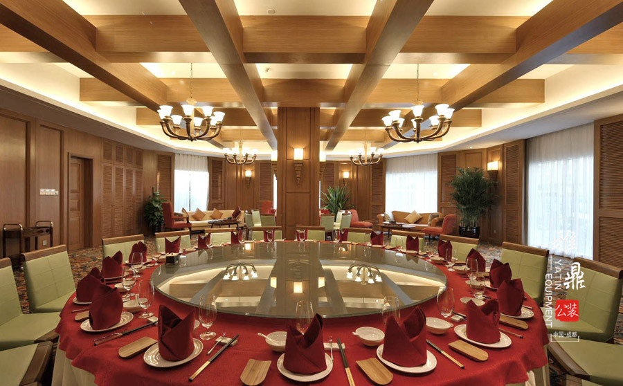 雅鼎公装餐厅装修设计案例：东苑王府酒楼中餐厅装修设计（图15）