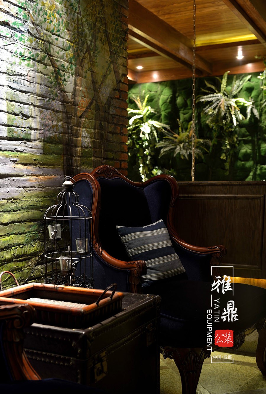 雅鼎公装餐厅装修设计案例：海荟上海风情主题餐厅装修设计（图4）