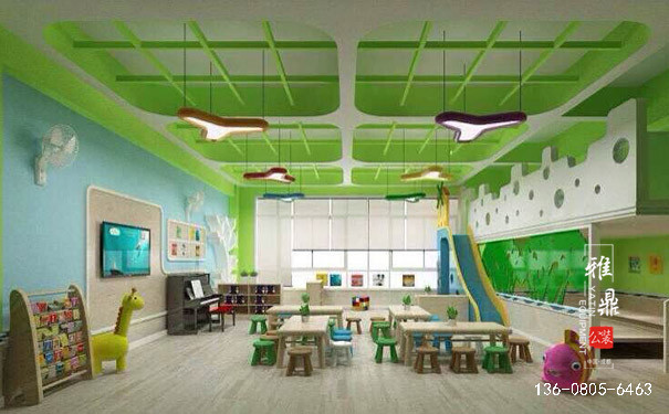 幼儿园装修设计使用硅藻泥装饰墙面好吗1