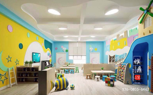 幼儿园装修设计使用硅藻泥装饰墙面好吗2
