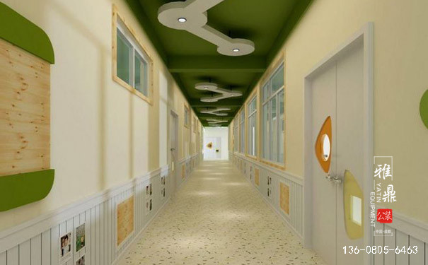 幼儿园装修设计中常使用的地板胶选择PVC地板胶or橡胶地板2