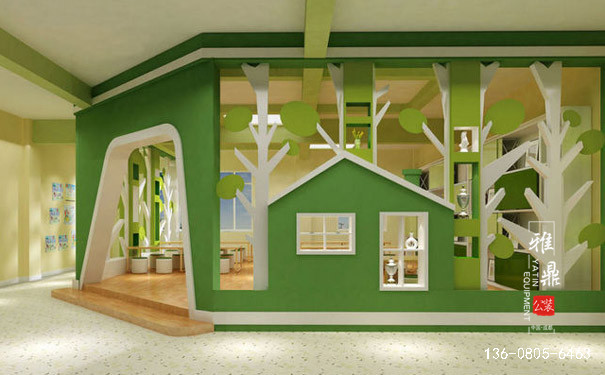 幼儿园装修设计中常使用的地板胶选择PVC地板胶or橡胶地板4