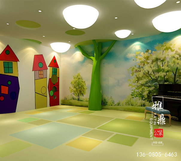 幼儿园装修设计最好选用哪种材料的墙面壁纸1