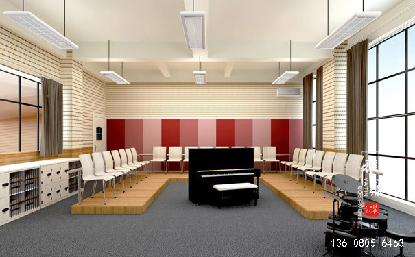 如何进行培训学校公装设计3