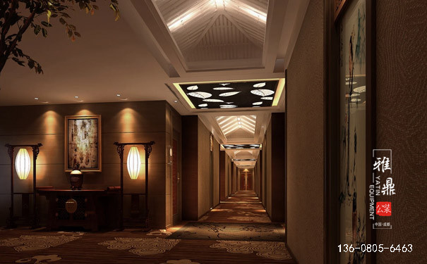 酒店公装设计中走廊过道如何设计1