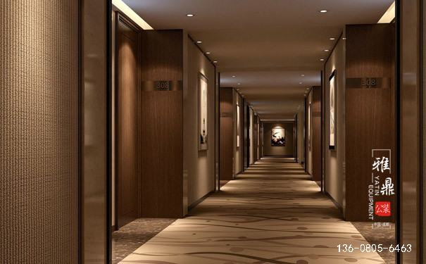酒店公装设计中走廊过道如何设计2