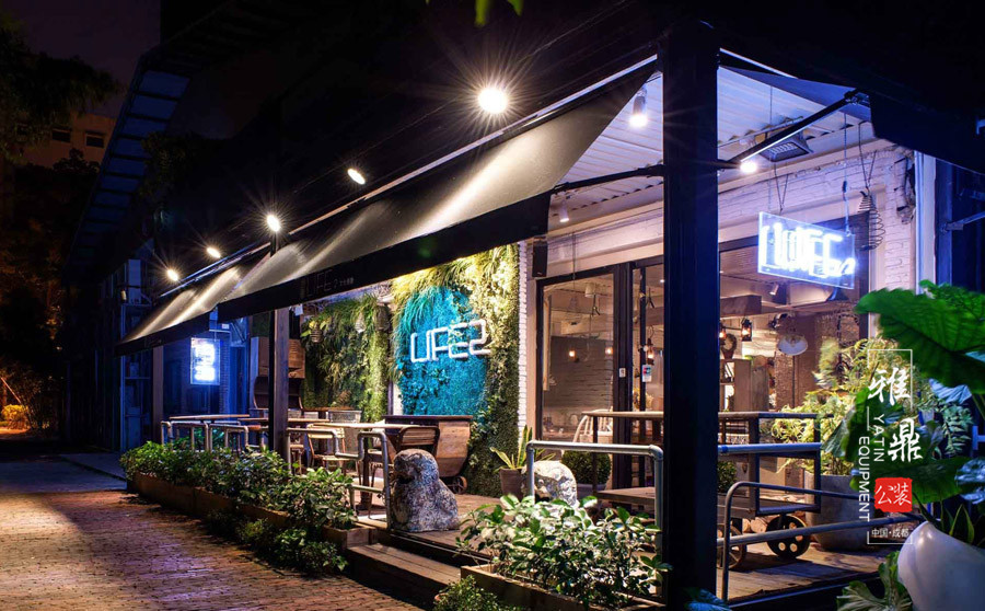 雅鼎公装餐厅装修设计案例：UFE乡村主题餐厅装修设计（图1）