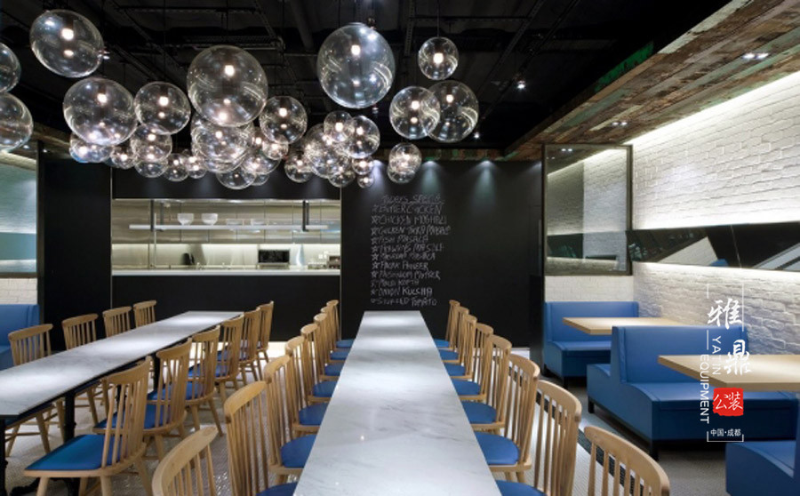 雅鼎公装餐厅装修设计案例：阿里郎台式快餐厅装修设计（图3）