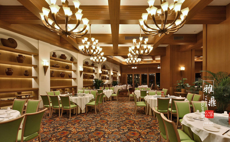 雅鼎公装餐厅装修设计案例：东苑王府酒楼中餐厅装修设计（图1）