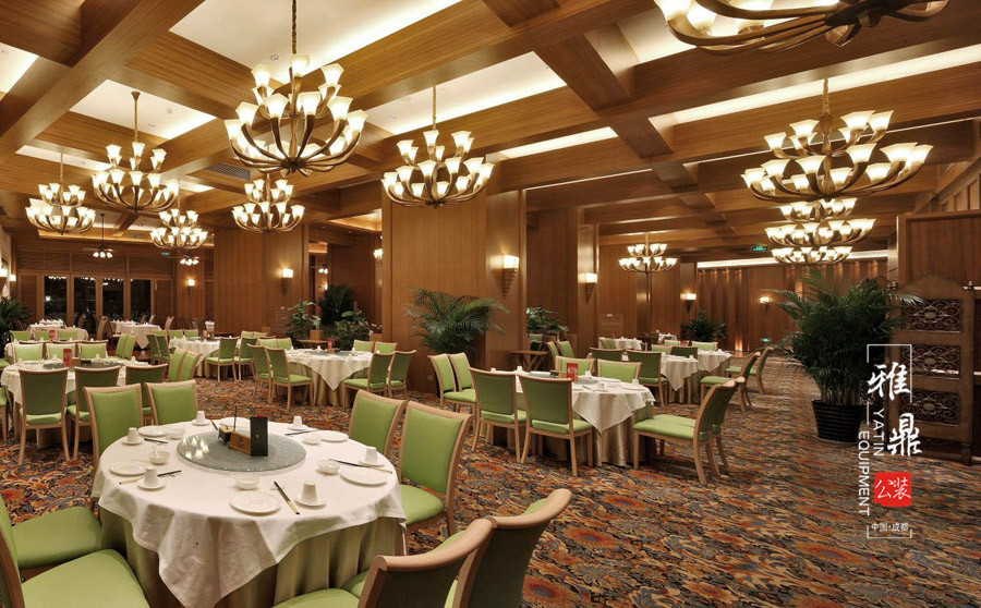 雅鼎公装餐厅装修设计案例：东苑王府酒楼中餐厅装修设计（图2）