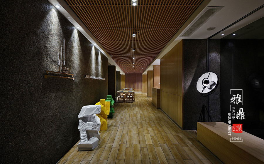 雅鼎公装餐厅装修设计案例：四方阁酒楼中餐厅装修设计（图11）