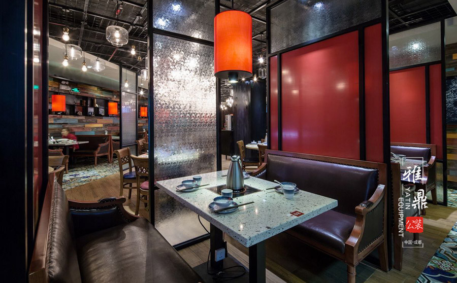 雅鼎公装餐厅装修设计案例：炙热三国烤肉餐厅装修设计（图2）