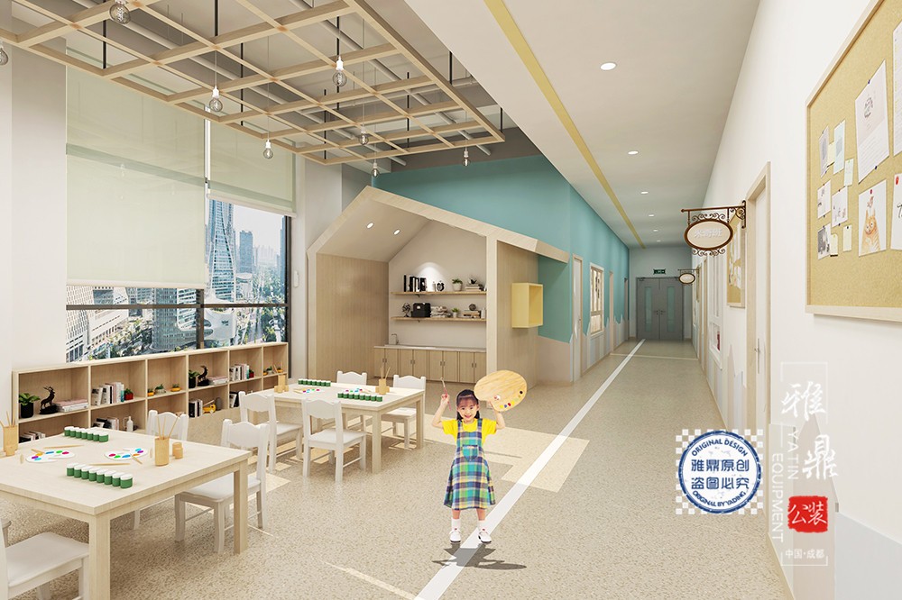 自贡北湖未来城幼儿园装修设计（生活体验区）
