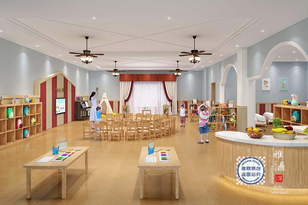 自贡卢卡小镇幼儿园装修设计（活动室）